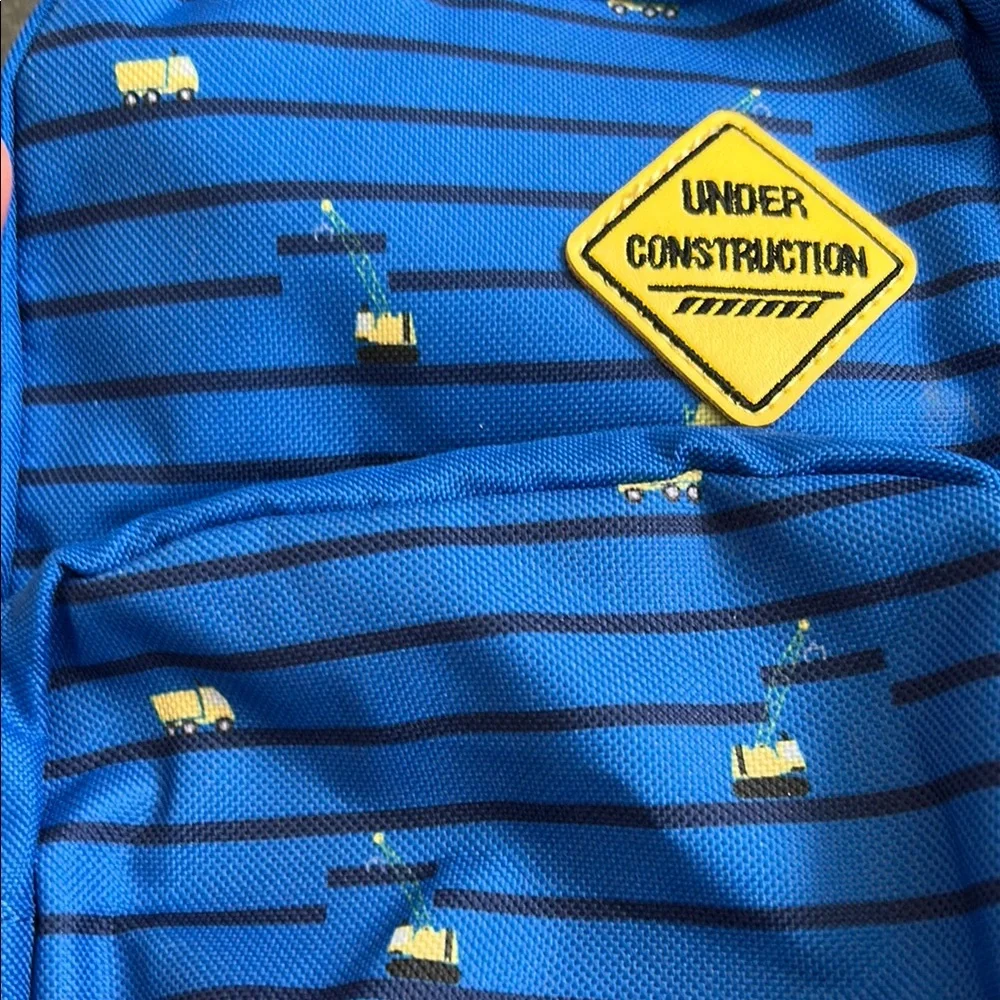 Blue Kids Backpack with Yellow Accents - Picture 3 of 5